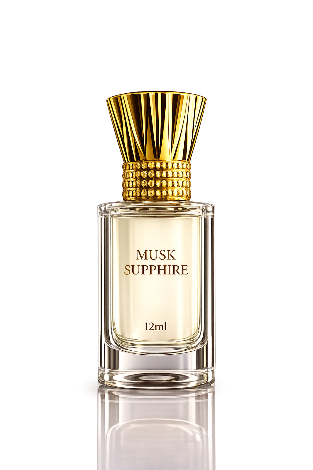 Musk Supphire Oudh 12ML Attar | Premium Long Lasting Non-Alcoholic Unisex Perfume Oil