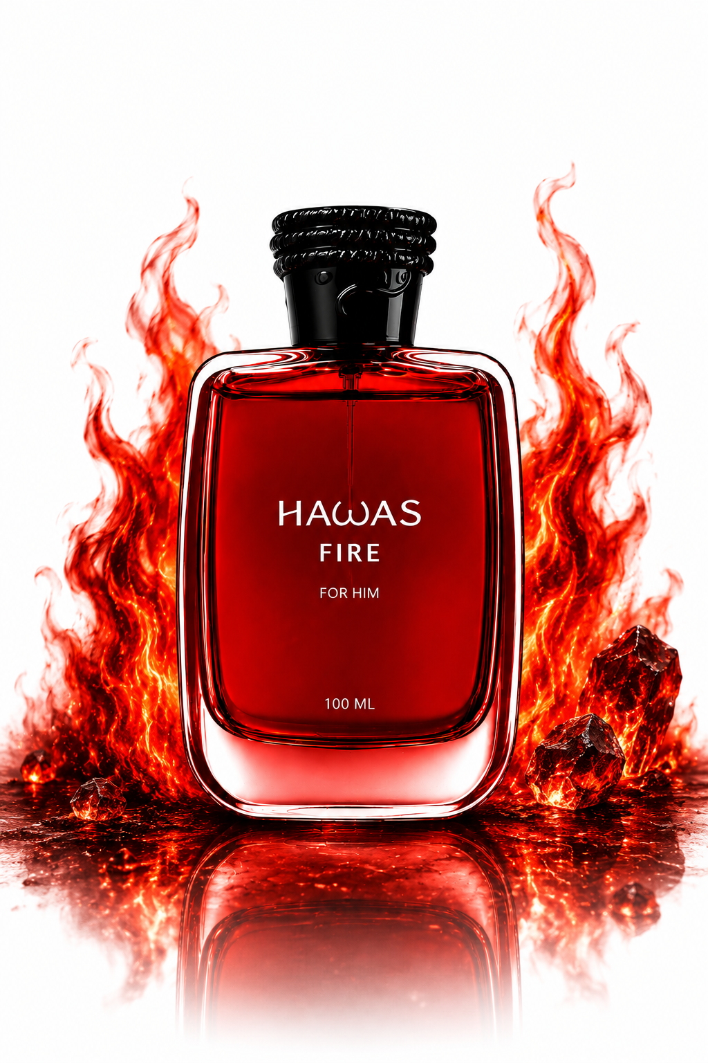 Hawas Fire Inspired Perfume Oil 100 ML |  Luxury Non-Alcoholic  Fragrance