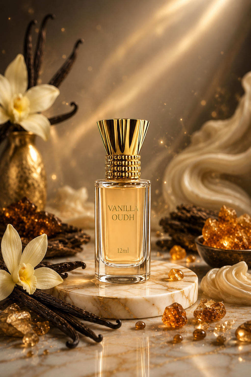 Vanilla Oudh 12ML | Premium Long Lasting Non-Alcoholic Unisex Perfume Oil