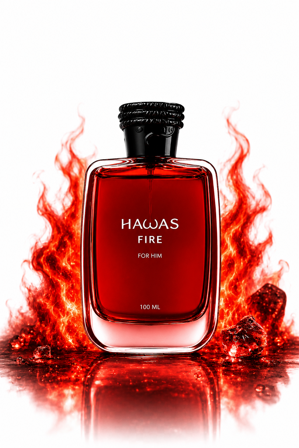 Hawas Fire Inspired Perfume Oil 100 ML |  Luxury Non-Alcoholic  Fragrance