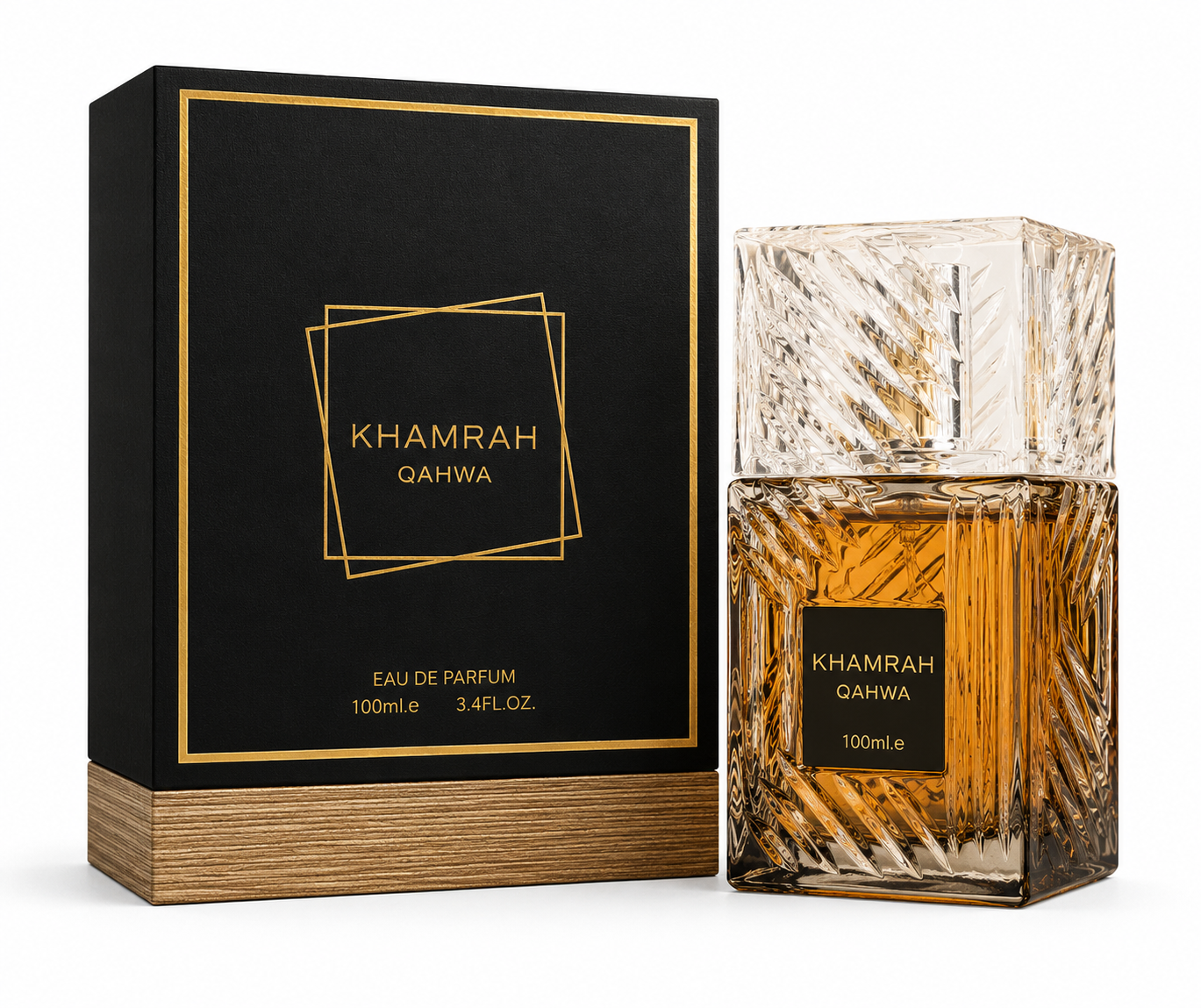 Khamrah Qahwa Eau De Parfum 100ML | Luxury Arabic Coffee & Vanilla Perfume for Men & Women
